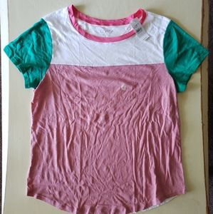 Loft color block tee